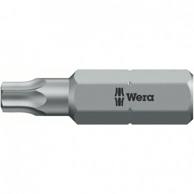 Atsuktuvo antgalis TORX WERA 867/1Z, TX6 25mm