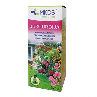 MKDS BURGUNDIJA, rinkinys gėlininkui, 225g.