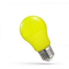 LED lemputė, 4.9W E27 GLS, geltona, SPECTRUM LED