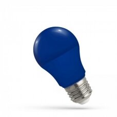 LED lemputė, 4.9W E27 GLS, mėlyna, SPECTRUM LED