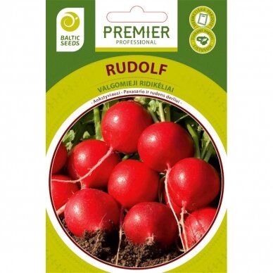 Ridikėliai „RUDOLF“, daržovių sėklos, BALTIC SEEDS, 5g