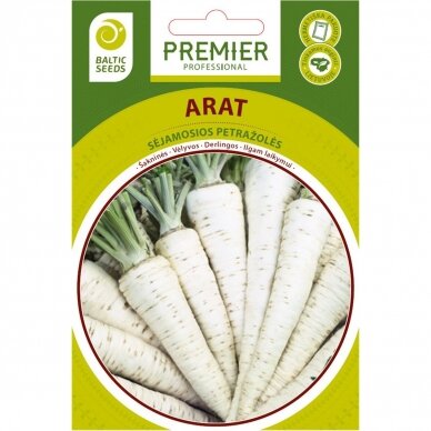 Šakninės petražolės „ARAT“, daržovių sėklos, BALTIC SEEDS, 1g