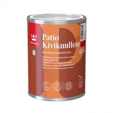 Trinkelių beicas TIKKURILA PATIO KIVIKUULLOTE, 0,9 l