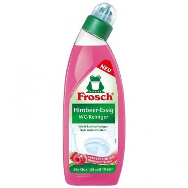 Unitazo gelinis valiklis Frosch, aviečių kvapo, 750ml