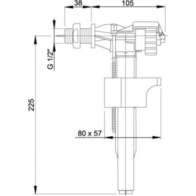 Vandens pripildymo mechanizmas 1/2 1