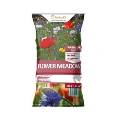 Vejinis mišinys „FLOWER MEADOW", 0,1kg, vejos sėklos, Sėklos.lt