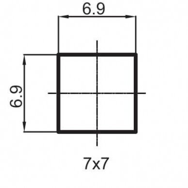 Ventilis 3/8 7×7 1